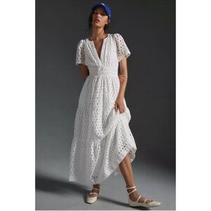 Anthropologie Eyelet Edition Somerset Dress NWT